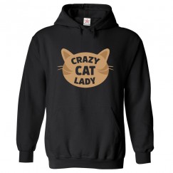 Crazy Cat Lady Classic Womens Kids and Adults Pullover Hoodie For Cat Lovers